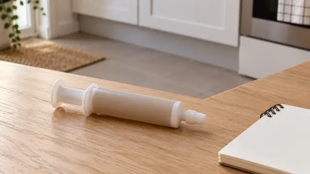Applicateur fermé sur une table